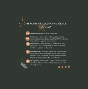 Copy of Benefits of ceremonial grade cacao